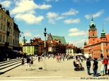 Plac Zamkowy z kolumn Zygmunta III Wazy - w Warszawie