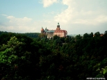 Zamek Ksi  - widok z platformy widokowej