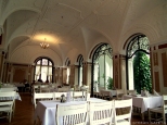 wnętrza zamku Moszna - restauracja