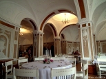 wnętrza zamku Moszna - restauracja