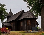 Drewniany kościół filialny...