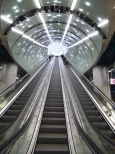 Warszawa, stacja metro Centrum Nauki Kopernjik.