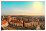 Kalisz - panorama miasta z tarasu widokowego ratusza