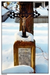 Racławice - cmentarz parafialny z początku XIX wieku, nagrobek z początków XX wieku