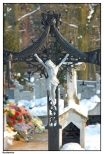 Racławice - cmentarz parafialny z początku XIX wieku, nagrobek z początku XX wieku