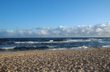Międzyzdroje - Widok z plaży na  Bałtyk