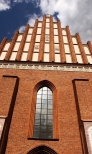 Ulica Świętojańska.Fasada katedry św. Jana