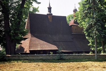 Gotycki kościółek w Sekowej (ok. 1520 r.). Beskid Niski