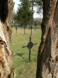 Widok na cmentarz wojenny