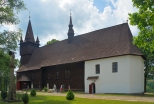 Orawka. Drewniany kościół pw. Jana Chrzciciela.