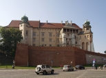 Krakw. Wawel od strony ul.Grodzkiej