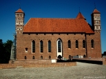zamek biskupów warmińskich z XIV w w Lidzbarku Warmińskim.