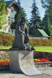 Szczawnica. Pomnik Henryka Sienkiewicza.