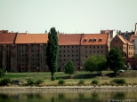 panorama Grudziądza - widok na spichrza