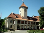 Zamek biskupi w Putusku w stylu renesansowym - dziedziniec.