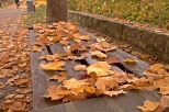 Jesienna ławeczka