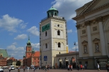 Warszawa - Taras widokowy, dzwonnica kocioa w. Anny.