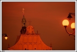 Kalisz - niebo z widokiem na klasztor Franciszkanów