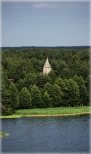 Widoki z wieży widokowej we Wdzydzach Kiszewskich