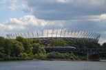 Warszawa - Stadion Narodowy. Pendolino - IC Expres InterCity Premium