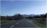 Karkonosze widziane z trasy Jelenia Góra - Karpacz