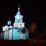 Cerkiew w Narwi. W nocy rwnie pikna...