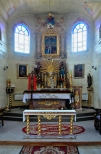 Drewniany kościół św. Anny w Ustroniu-Nierodzimiu -ołtarz główny