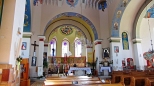 Murowana filialna cerkiew greckokatolicka p.w. Przemienienia Pańskiego wzniesiona w 1927 roku. Po II-giej wojnie przejęta przez kościół rzymskokatolicki.