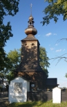 Ćwiklice. drewniany kościół barokowy pw. św. Marcina z przełomu XVI i XVII wieku.