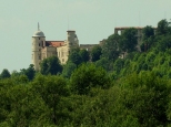 zamek widziany z przeprawy przez Wisłę