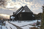 Drewniany kościół w Maciejowie  polski kościół ewangelicko-augsburski - XVIw.
