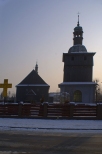 Kościół modrzewiowy pw. Matki Bożej Częstochowskiej w Mętkowie - 1771r.