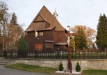Drewniany kościół Świętej Trójcy XVIII w. w Miejscu Odrzańskim