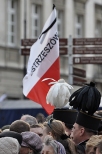 Krakowskie Przedmiecie - kolejka do Paacu Prezydenckiego