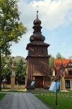 Kościół pw. Matki Bożej Śnieżnej w Tokarni-drewniana dzwonnica