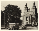 Katedra. zdjęcie starej fotografii sprzed 1929 roku