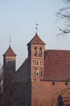 Lidzbark Warmiński - zamek o świcie