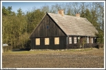 Węglewskie Holendry - drewaniany dom z końca XIXw. pozostały po osadnikach
