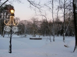 Park Dernaowiczw w zimowej szacie