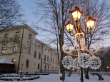 Pałac Dernałowiczów w zimowej szacie