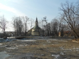 Kościół św. Macieja od strony parku