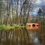 Zrewitalizowany park w Młochowie...