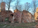 Fragment pozostałści po zamku