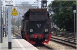 Pociąg retro na trasie Wrocław Główny - Wrocław Pracze