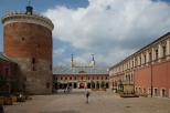 Zamek królewski w Lublinie - dziedziniec