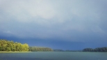 Jezioro Mikaszewo - przejście frontu burzowego  