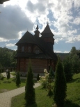 Drewniany kościół w miejscowości Brzegi p .w św.Antoniego Padewskiego.