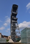 Wieża wyciągowa szybu dawnej KWK Katowice- obecnie wieża widokowa.