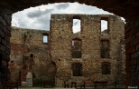 Siewierz - ruiny zamku biskupiego 1 połowa XIV w.