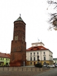 Gotycko-renesansowe ratusz z wieżą ratuszową